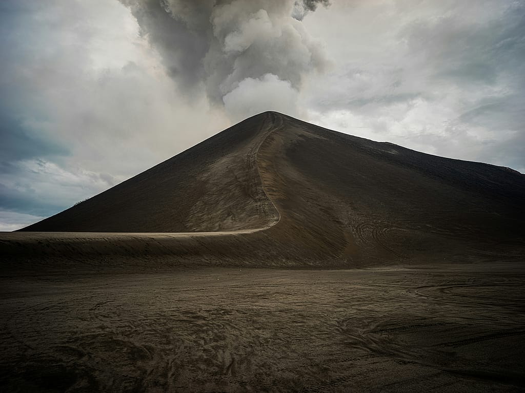Vanuatu beherbergt auch den aktiven "Mt Yasur" auf Tanna Island